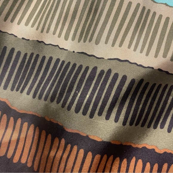 Nicole Miller 100% Silk Bohemain Strapless Mini Dress Sz 2 Aztec Multicolor - Picture 13 of 13